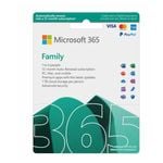 Microsoft 365 Family 2023 English APAC 1 Year Subscription Medialess for PC & Mac. NEW Retail Pack with Product Key