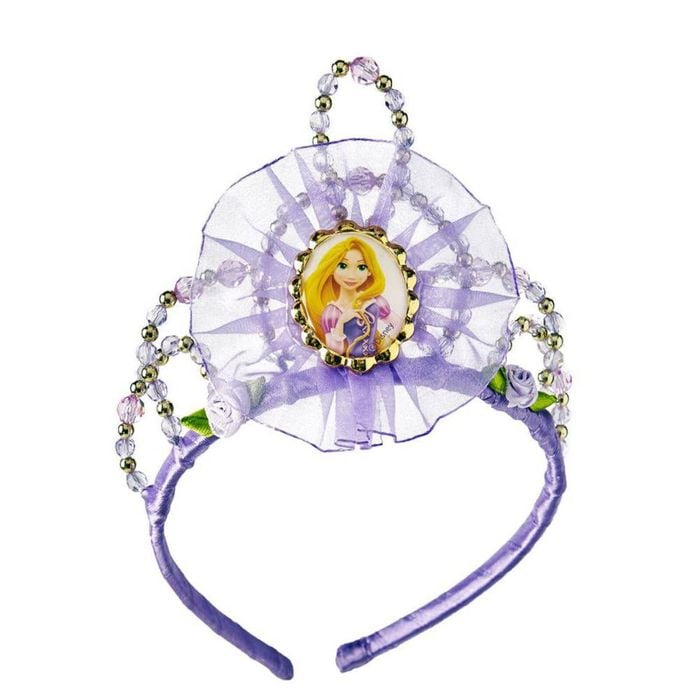 Rapunzel Beaded Tiara for Kids, Disney Tangled Princess Halloween Costume Accessory, CHILD