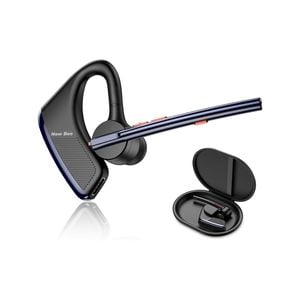 New Bee Bluetooth Headset 24Hrs Talktime CVC8.0 Dual Mic Noise Cancelling
