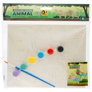 Crafted Build And Paint Your Own Wooden Model - Assorted 2 Designs