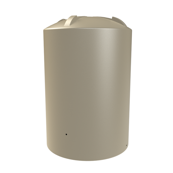 Melro Tanks 2000L Wheat Round 2100 Poly Water Tank