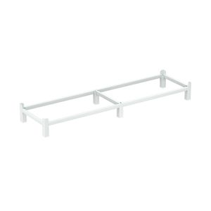 Flexi Storage Clever Cube 1464 x 158 x 395mm White 2x4 Cube Stand