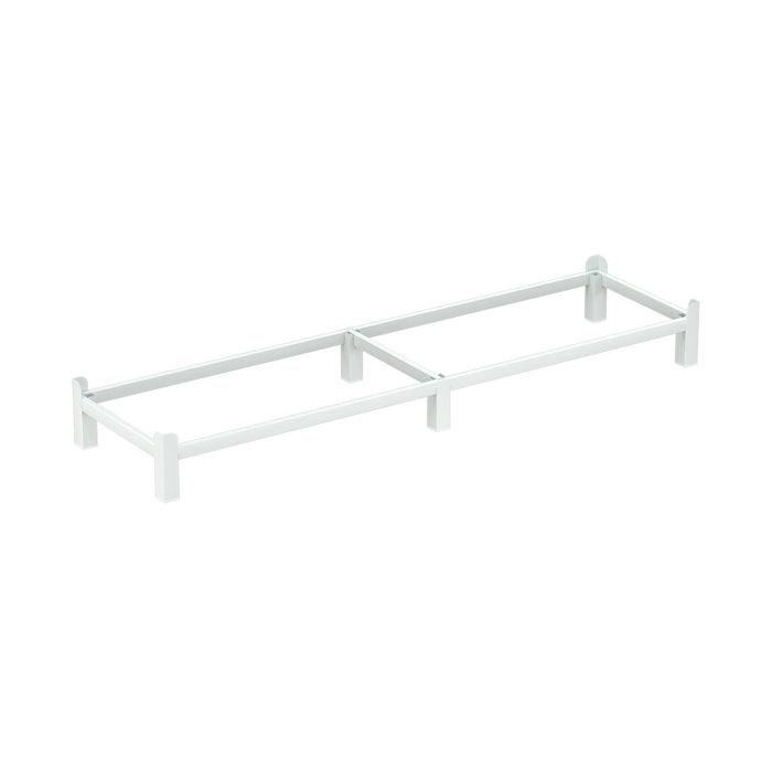 Flexi Storage Clever Cube 1464 x 158 x 395mm White 2x4 Cube Stand
