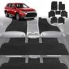 6D Diamond Car Floor Mats for Mitsubishi Outlander 2012-2018-Ultimate Set-Black-Outback GT
