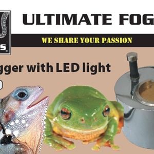 Urs Reptile Natural Humidity Fogger W/ Led Light & Mister