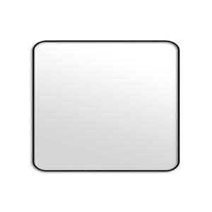 Elegant Collections Small Black Metal Rectangle Mirror