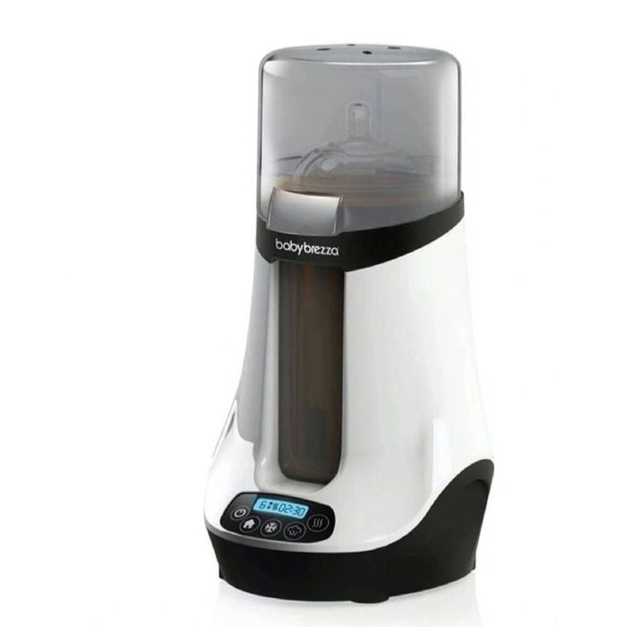 Baby Breeza Safe and Smart Milk Bottle Warmer With Bluetooth Control White/Black