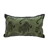 SOGA 30cm Green Leopard Lumbar Throw Pillow