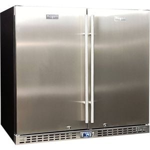 Schmick Stainless Solid 2-Door Bar Fridge - SK246-SD