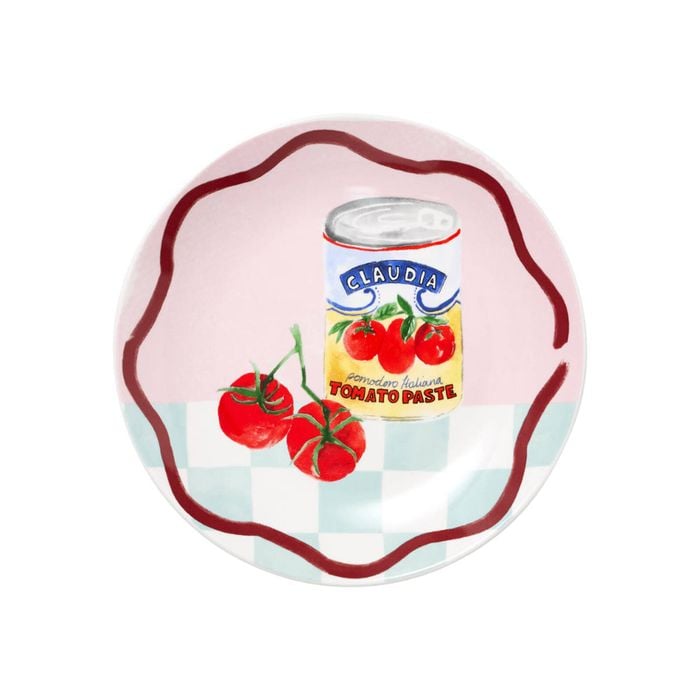 Porto Valentina Side Plate 20cm - Tomato