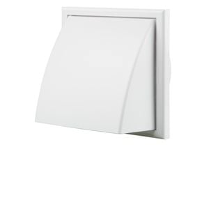Blauberg 150mm White Weatherproof Exterior Wall Cowl
