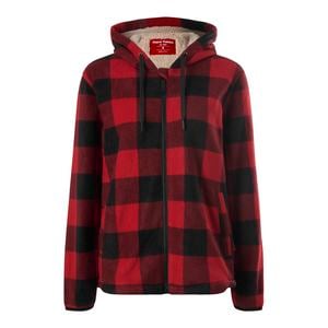 Hard Yakka Red Womens Banjo Sherpa Jacket – Size M