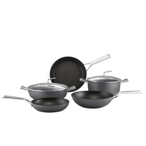 5pc Essteele Per Bellezza Non-Stick Cookware Set Grey