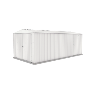 Absco Sheds 3.00W x 5.96D x 2.30m Surfmist Double Door Highlander Garden Shed