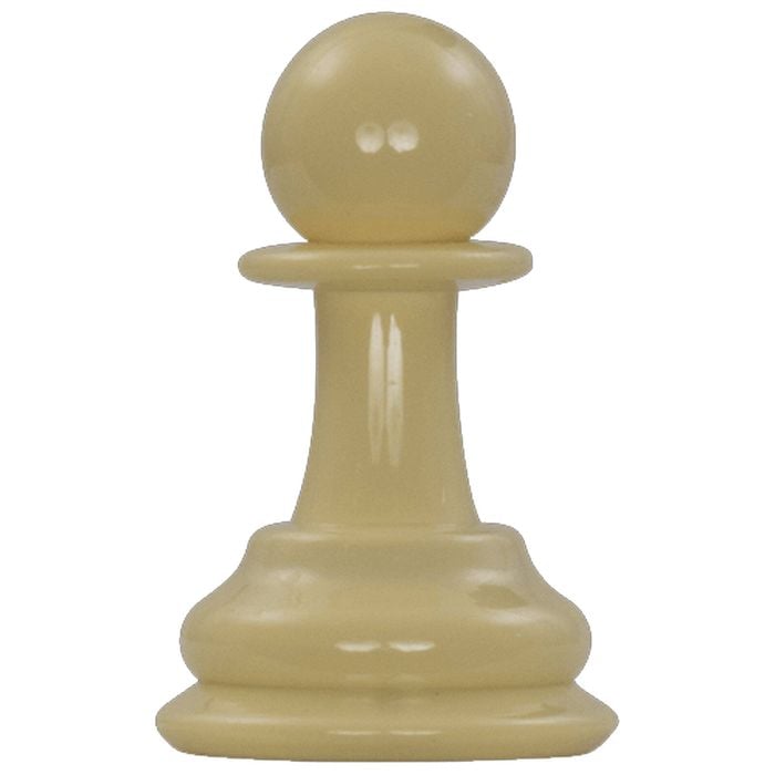 Plastic White Pawn - From A 20cm Set