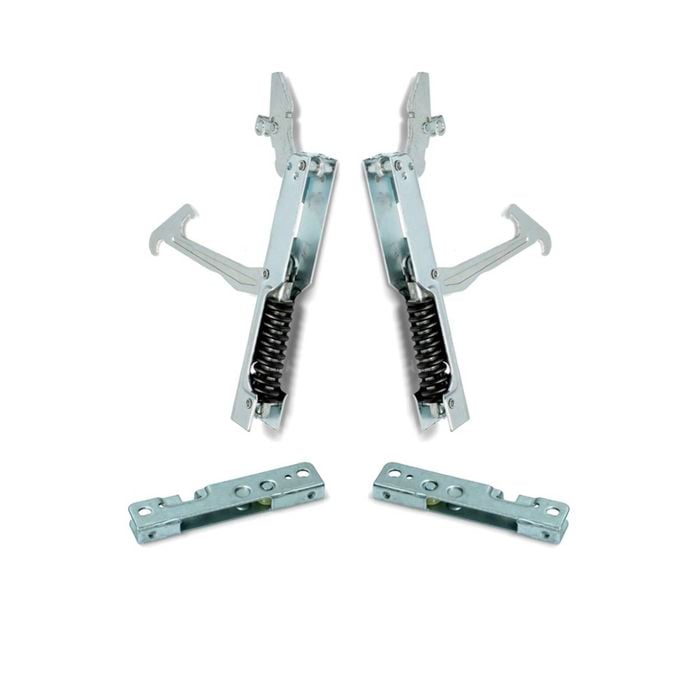 Oven Door Hinges Complete Kit Assembly With Supports 931330461KIT, suits Smeg