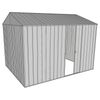 Build-a-Shed 2.3 x 3.0 x 2.3m Gable Single Sliding Side Door Shed - Zinc