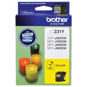 Brother Brother LC231 Yellow Ink Cartridge Toner LC231YS