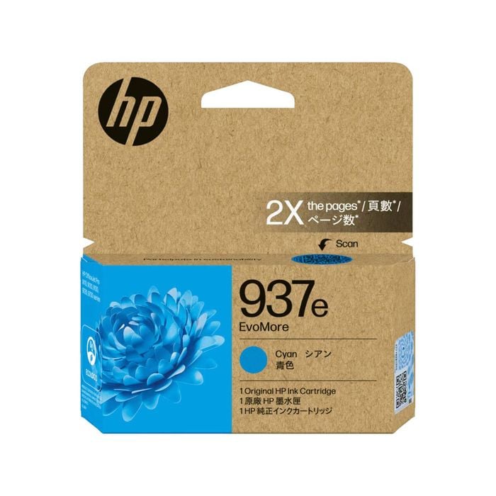 Hp Evomore 937e Original Inkjet Ink Cartridge - Cyan Pack