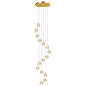 Vencha Langdon 15 Light LED Pendant - Gold (3000K)