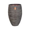 Capi 40 x 60cm Anthracite Rib Outdoor Plant Pot