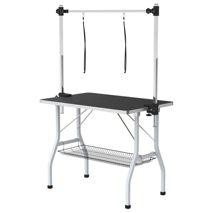 Advwin Pet Grooming Table Dog Cat Salon Table Foldable 2 Loops