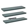 Takara Seiso Floating Wall Shelves Display Rack (set Of 3) Large 90cm Green