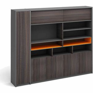 Modern Furniture RADDIX 240x198cm Display Unit - Brown