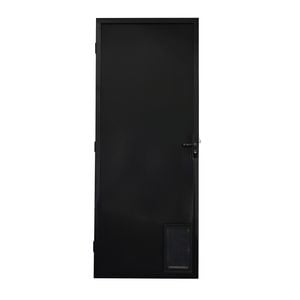 Polar Screen Doors 2032 x 813mm Metric Black LH Pet Screen Door