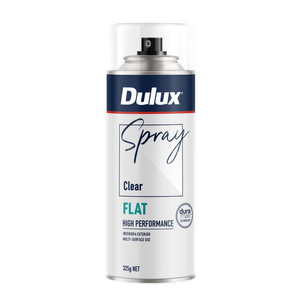 Dulux 325g Clear Flat Spray Paint