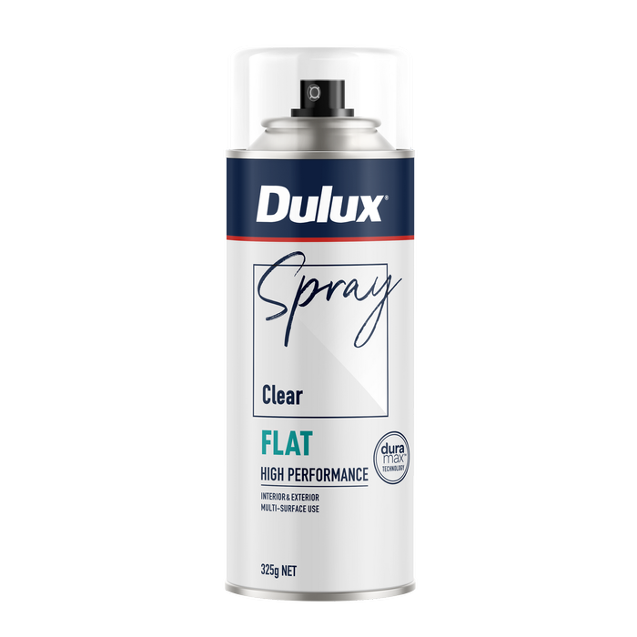 Dulux 325g Clear Flat Spray Paint