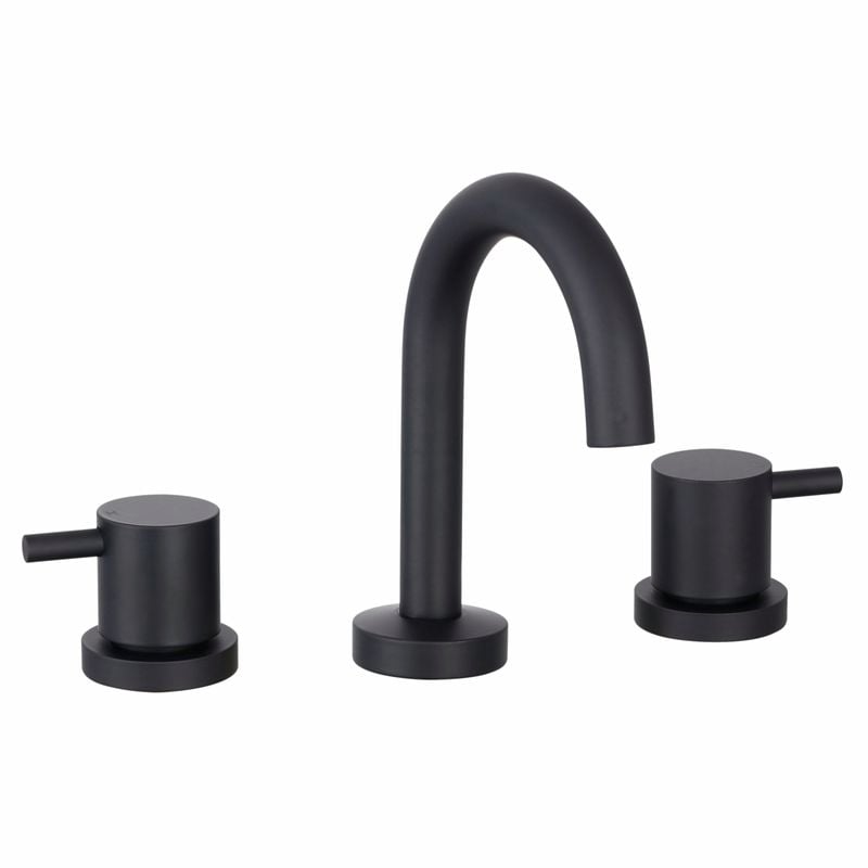 Resonance Black Pin Lever Basin Set