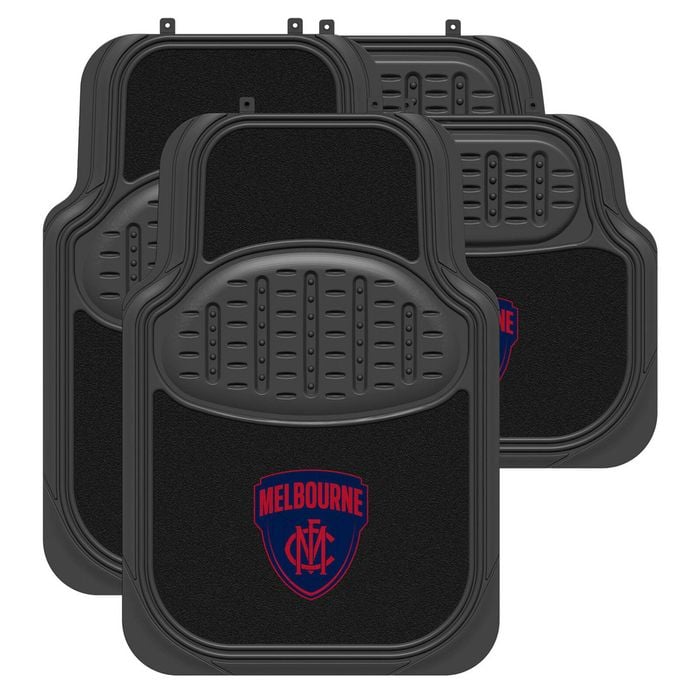Melbourne Demons Official Afl Carpet Rubber Car Mats