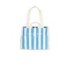 The Good Brand Cotton Everyday Tote Bag 40cm - Bright Blue Stripe