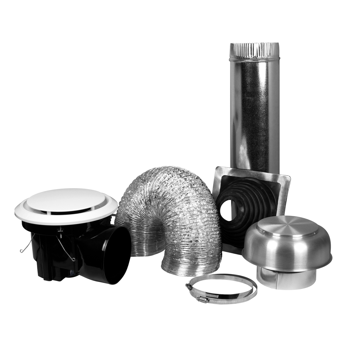 Deflecto Ceiling Exhaust Fan Metal Roof Kit Standard 270m3/hr ...