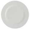 Olympia Lumina Round Plates Wide Rim White 200mm 6 Pack
