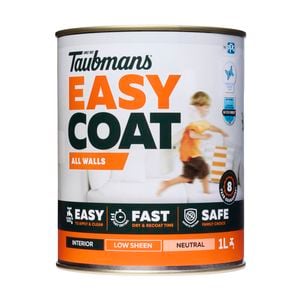 Taubmans 1L Neutral Low Sheen Easycoat All Walls Interior Paint