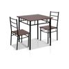 Artiss Black Dining Table and Chairs Set