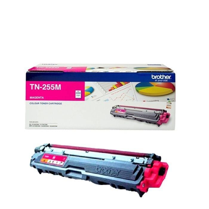 Brother TN-255M Magenta Toner  2,200 Page Cartridge