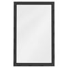 Polar     View 600 x 945mm Black Frosted Glass Fixed Panel Double Glazed Window