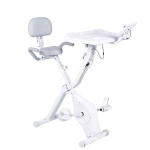 Advwin Foldable Exercise Bike With Desk