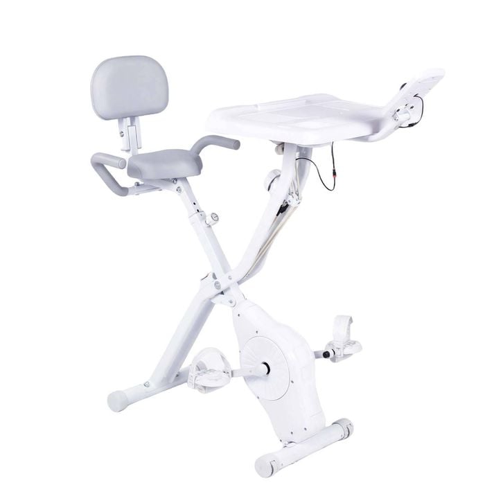 Advwin Foldable Exercise Bike With Desk