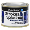 White Knight 100ml Royal Blue Strokes And Splashes Paint