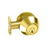Delf Polished Brass Double Cylinder Heavy Duty Deadbolt