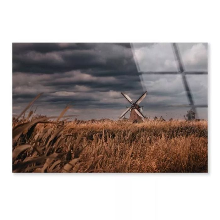 Old Windmills & Sunset  Print 100% Australian Made 90 x 60cm  (Acrylic)