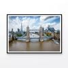 Tower Bridge in Thames River UK  Print 100% Australian Made 120x90cm  (Poster)