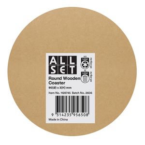 All Set 9cm Round Coaster