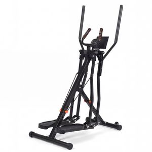 Advwin Foldable Air Walker Exercise Machine, Adjustable Resistance, Full-body Low-impact Cardio Workout With Heart Rate Monitor,