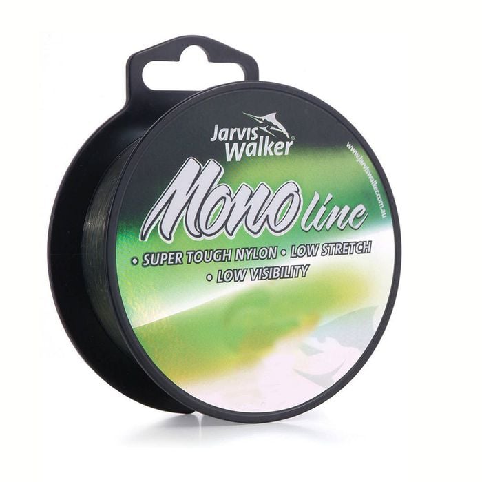 300m Spool of Jarvis Walker Monofilament Fishing Line - Dark Green Mono Line [Breaking Strain: 9lb]