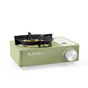 NNEOBA 5800W Camping Gas Stove High Firepower Cassette Green